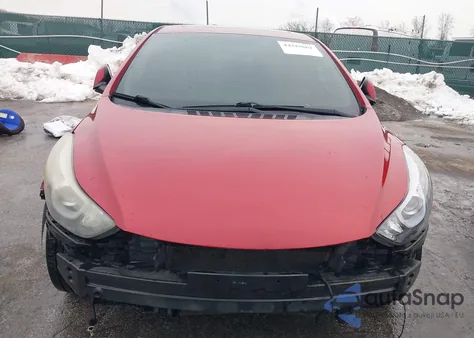 2016 Hyundai Elantra Limited из США, поврежденный, VIN KMHDH4AE1GU593426